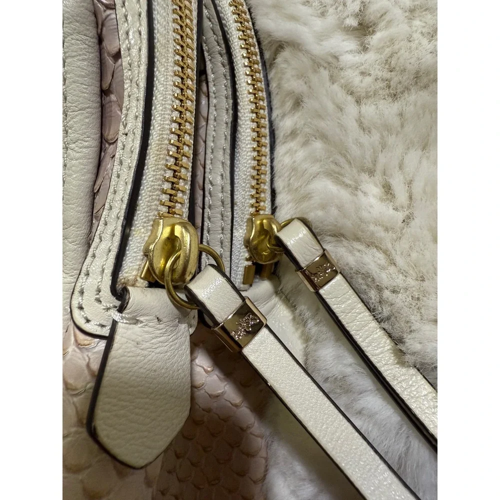 Coach Madison Pinnacle Python Ombre Snakeskin Leather Bag Purse Vintage Chic